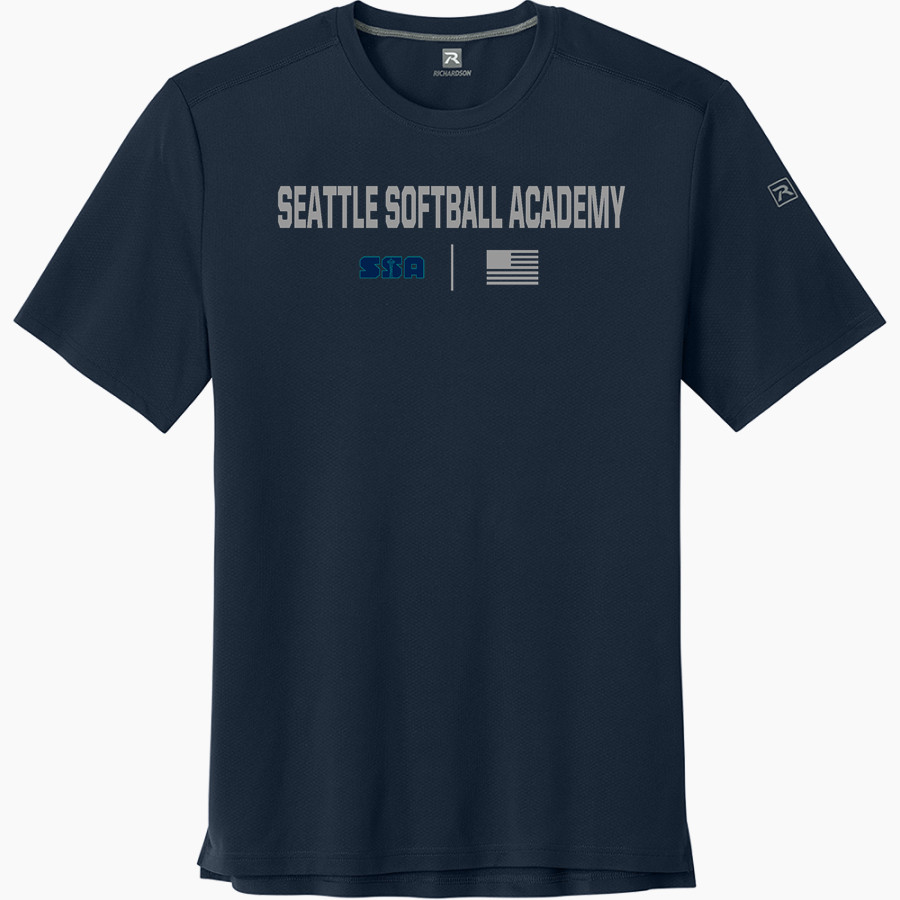 Seattle Softball Academy Seattle <span class="pdp-name-mascot">Seattle Softball Academy</span> Richardson Men's Clutch Short Sleeve Tee