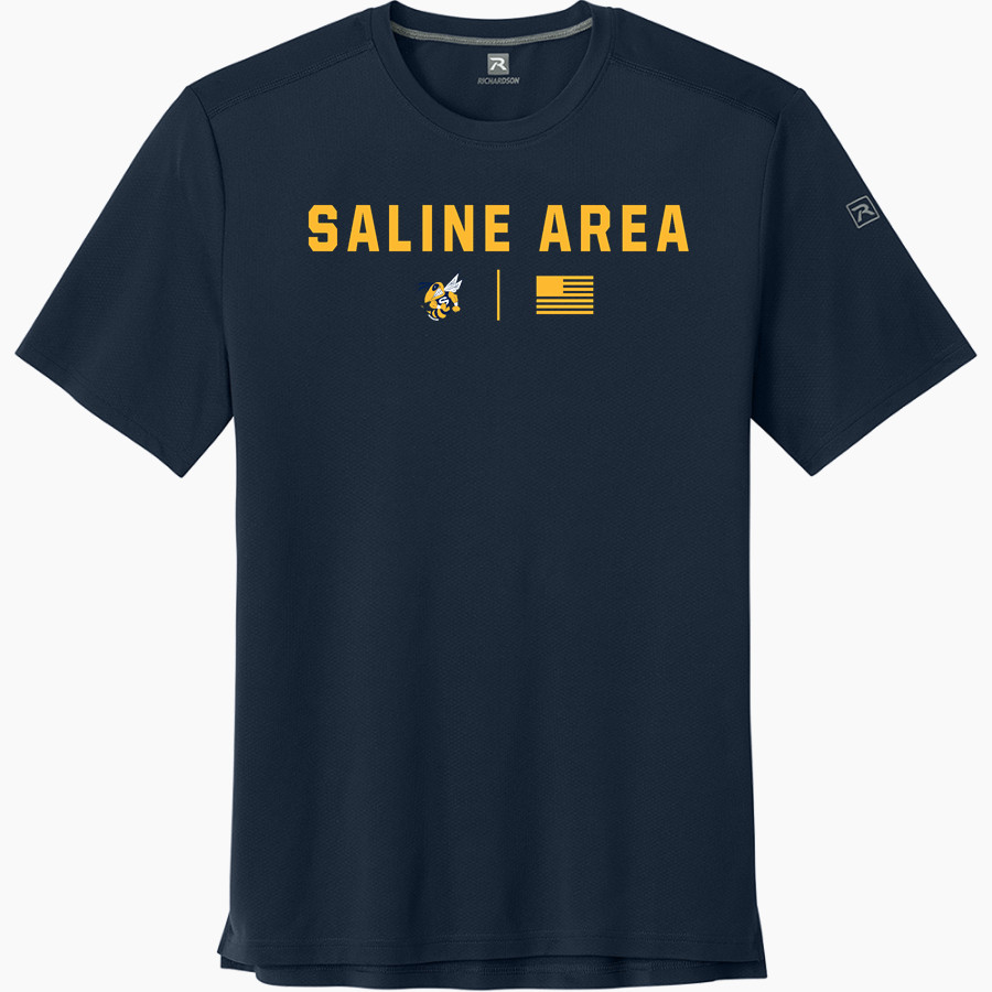 Saline Area School District <span class="pdp-name-mascot">Saline Area School District</span> Richardson Men's Clutch Short Sleeve Tee