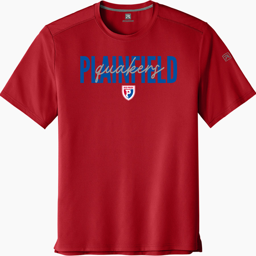Plainfield Quakers <span class="pdp-name-mascot">Plainfield Quakers</span> Richardson Men's Clutch Short Sleeve Tee