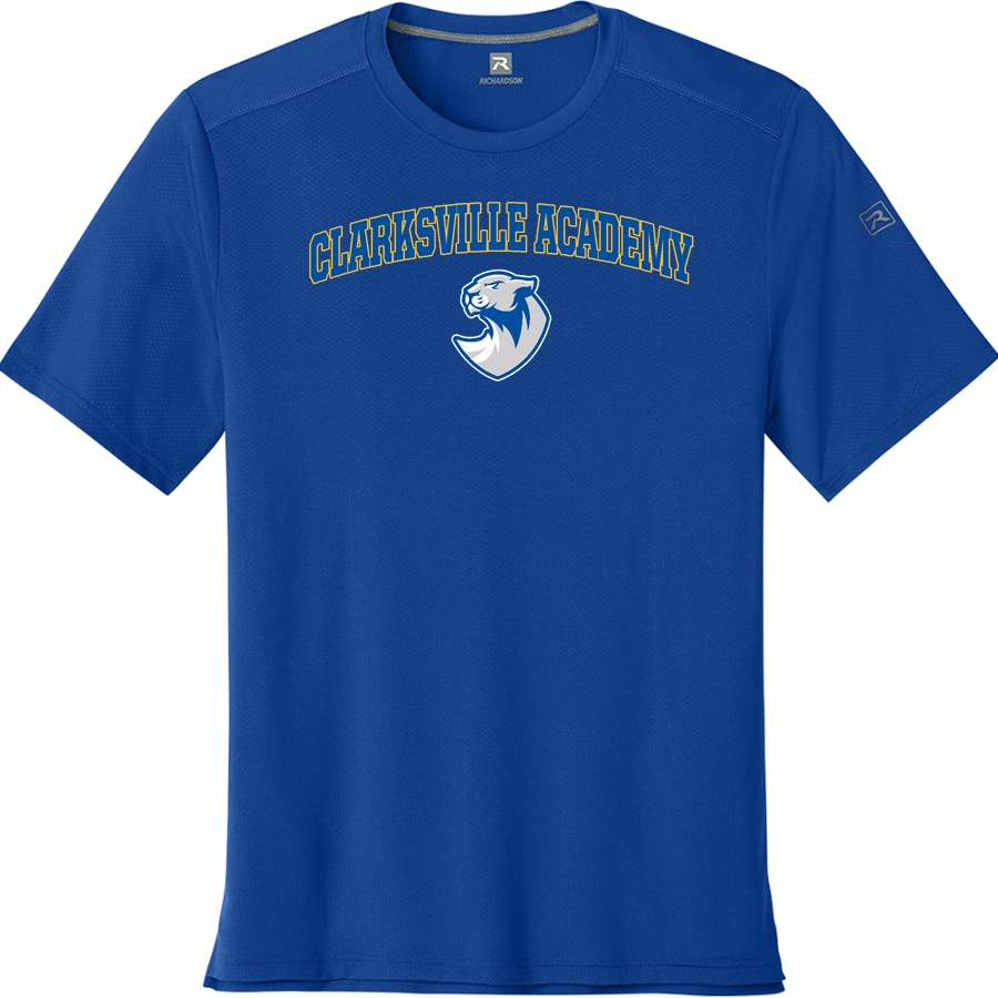 Clarksville Academy Cougars <span class="pdp-name-mascot">Clarksville Academy Cougars</span> Richardson Men's Clutch Short Sleeve Tee