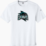 Rosemary Clarke Sharks <span class="pdp-name-mascot">Rosemary Clarke Middle School</span> Richardson Men's Clutch Short Sleeve Tee Front Thumbnail