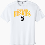 HIGHLAND HIGH SCHOOL HUSKIES <span class="pdp-name-mascot">HIGHLAND HUSKIES</span> Richardson Men's Clutch Short Sleeve Tee Front Thumbnail