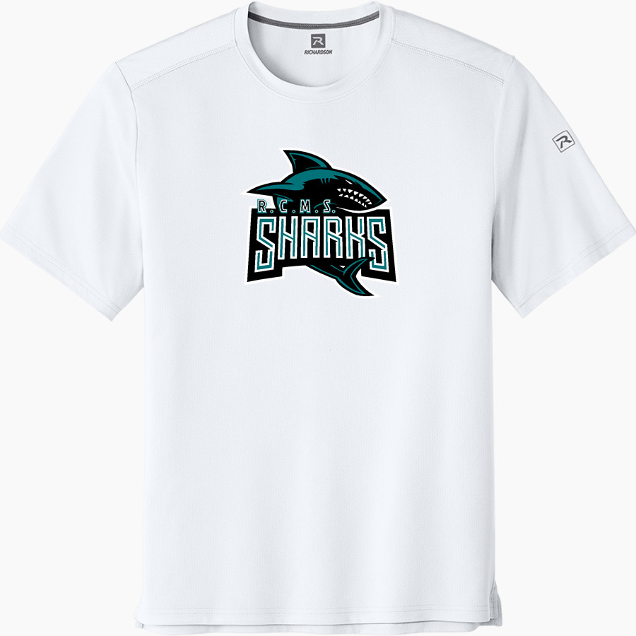 Rosemary Clarke Sharks <span class="pdp-name-mascot">Rosemary Clarke Middle School</span> Richardson Men's Clutch Short Sleeve Tee