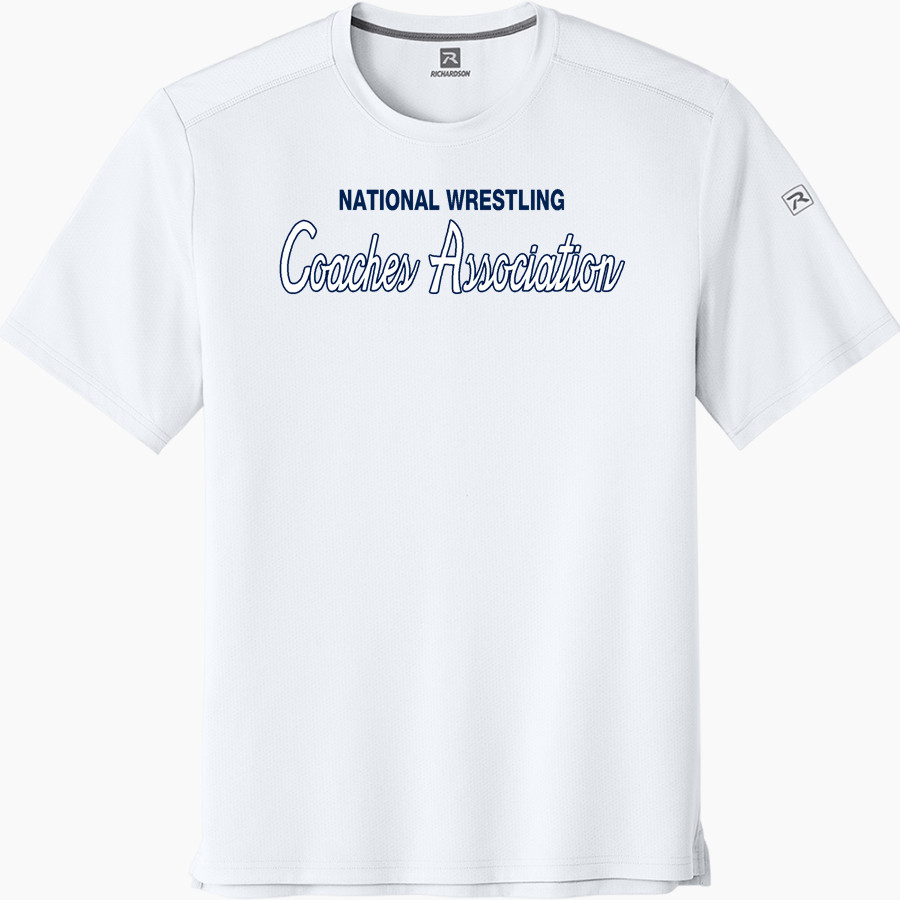 National Wrestling Coaches Association <span class="pdp-name-mascot">NWCA</span> Richardson Men's Clutch Short Sleeve Tee