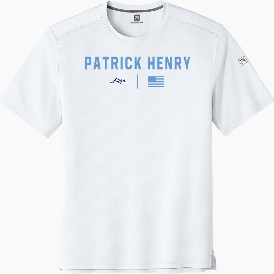 PATRICK HENRY HIGH SCHOOL REBELS <span class="pdp-name-mascot">PATRICK HENRY REBELS</span> Richardson Men's Clutch Short Sleeve Tee