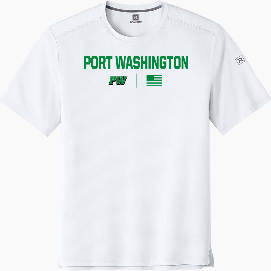 PORT WASHINGTON HIGH SCHOOL PIRATES <span class="pdp-name-mascot">PORT WASHINGTON PIRATES</span> Richardson Men's Clutch Short Sleeve Tee
