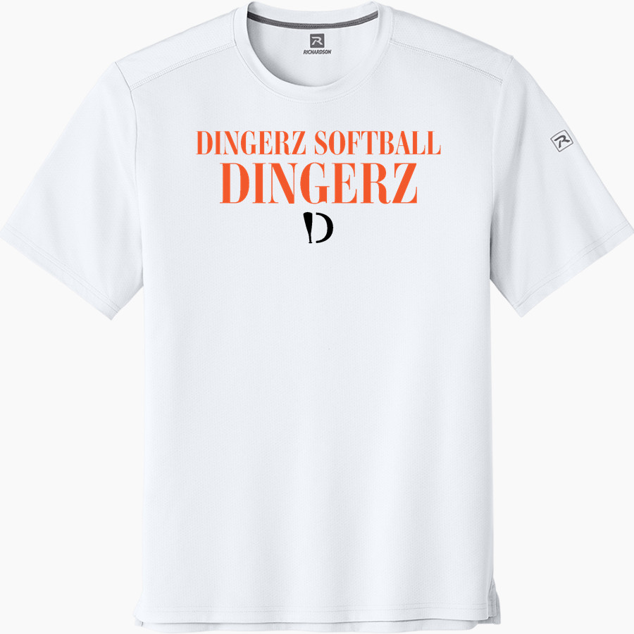 Dingerz Softball Dingerz <span class="pdp-name-mascot">Dingerz Softball Dingerz</span> Richardson Men's Clutch Short Sleeve Tee
