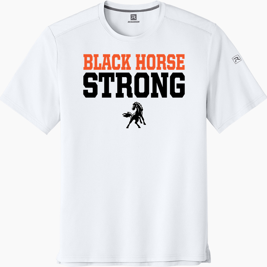 Schuylerville Horses <span class="pdp-name-mascot">Schuylerville Black Horses</span> Richardson Men's Clutch Short Sleeve Tee
