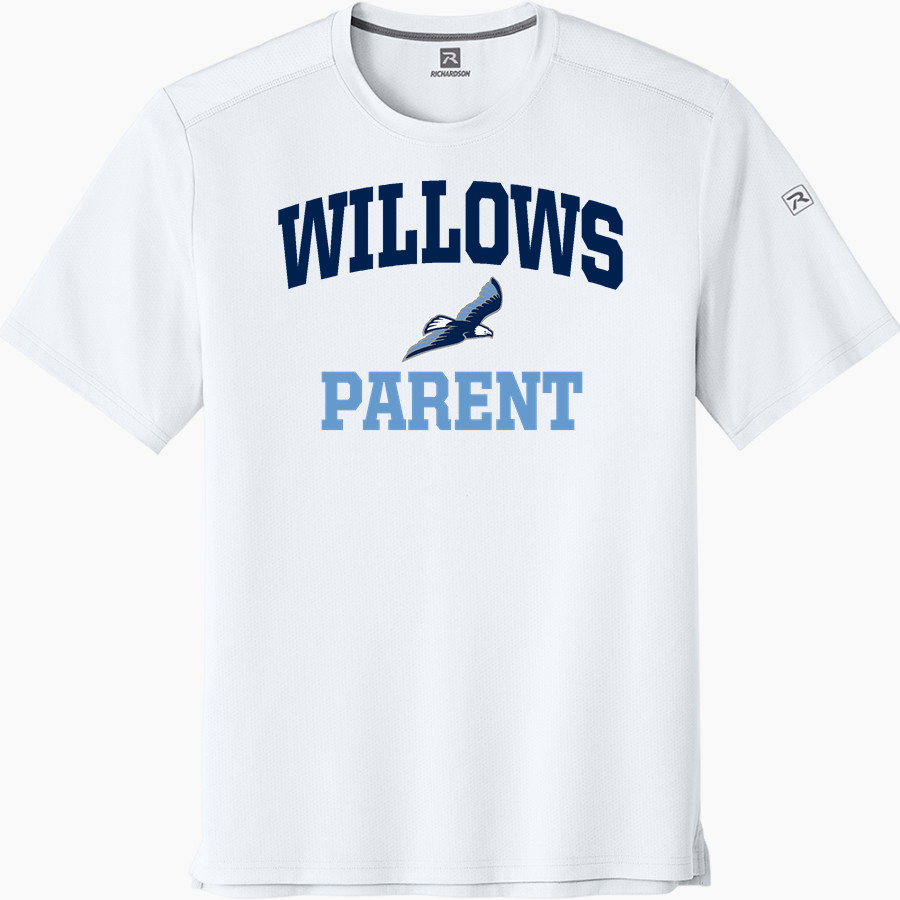 WILLOWS ACADEMY Eagles <span class="pdp-name-mascot">Willows Eagles</span> Richardson Men's Clutch Short Sleeve Tee