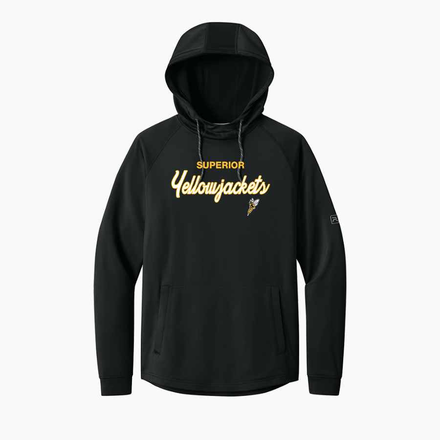 Superior Yellowjackets <span class="pdp-name-mascot">UW Superior Yellowjackets</span> Richardson Men's Charge Performance Fleece Long Sleeve Hoodie