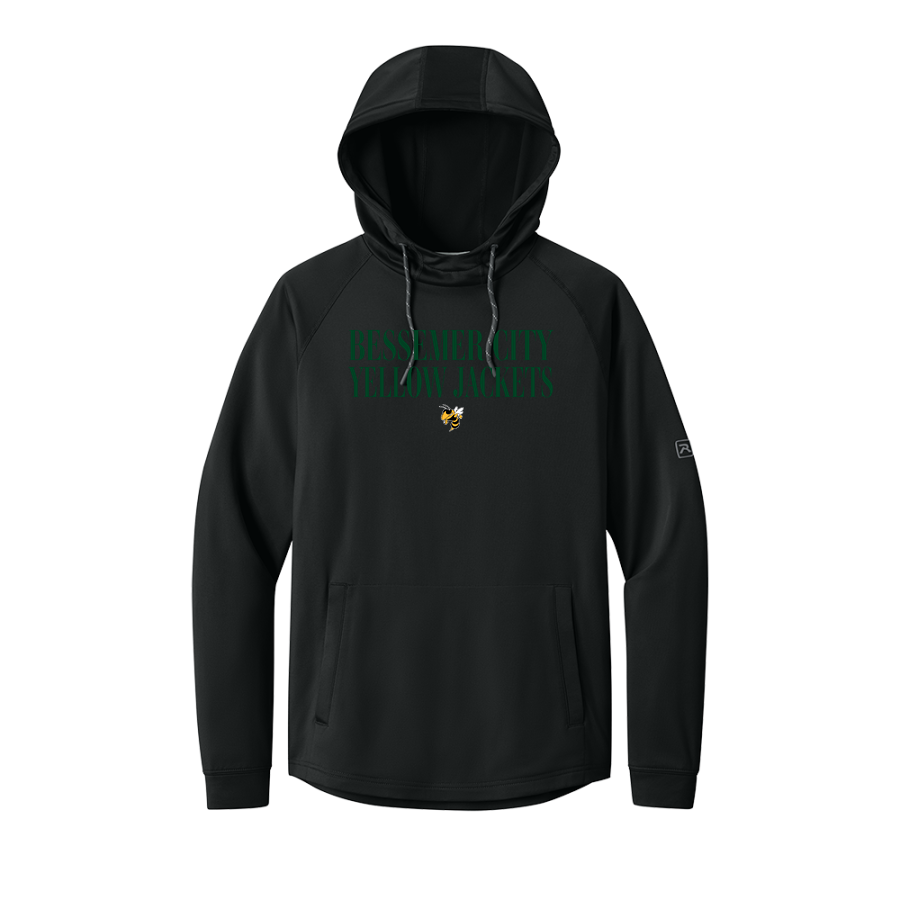 BESSEMER CITY HIGH SCHOOL YELLOW JACKETS <span class="pdp-name-mascot">BESSEMER CITY YELLOW JACKETS</span> Richardson Men's Charge Performance Fleece Long Sleeve Hoodie