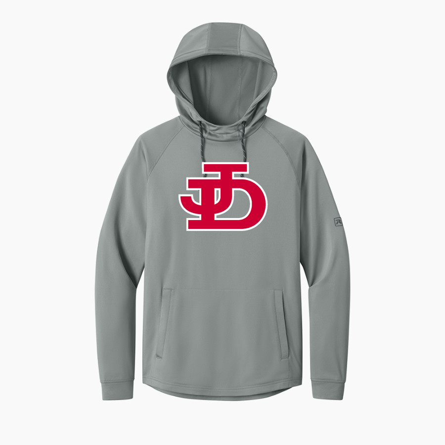 Jamesville DeWitt Red Rams <span class="pdp-name-mascot">Jamesville DeWitt Red Rams or JD Red Rams</span> Richardson Men's Charge Performance Fleece Long Sleeve Hoodie