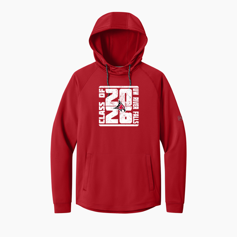 UW River Falls Falcons <span class="pdp-name-mascot">UW River Falls Falcons</span> Richardson Men's Charge Performance Fleece Long Sleeve Hoodie