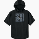 ELBERTA HIGH SCHOOL Warriors <span class="pdp-name-mascot">Elberta Warriors</span> Richardson Men's Charge Performance Fleece Short Sleeve Hoodie Front Thumbnail