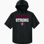Trinity Warriors <span class="pdp-name-mascot">Trinity Christian Warriors</span> Richardson Men's Charge Performance Fleece Short Sleeve Hoodie Front Thumbnail