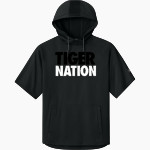Wittenberg University Tigers <span class="pdp-name-mascot">Wittenberg University Tigers</span> Richardson Men's Charge Performance Fleece Short Sleeve Hoodie Front Thumbnail