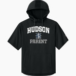 Hudson Explorers <span class="pdp-name-mascot">Hudson Explorers</span> Richardson Men's Charge Performance Fleece Short Sleeve Hoodie Front Thumbnail