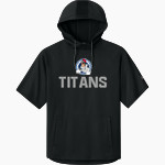 Home Titans <span class="pdp-name-mascot">Home Elementary School Titans</span> Richardson Men's Charge Performance Fleece Short Sleeve Hoodie Front Thumbnail