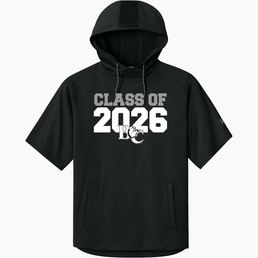 Barton College Official Store of the Bulldogs <span class="pdp-name-mascot">Barton Bulldogs</span> Richardson Men's Charge Performance Fleece Short Sleeve Hoodie