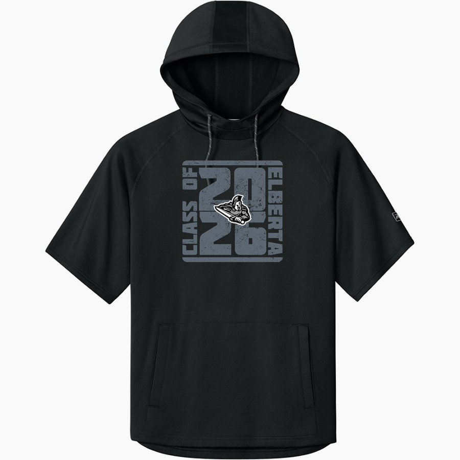 ELBERTA HIGH SCHOOL Warriors <span class="pdp-name-mascot">Elberta Warriors</span> Richardson Men's Charge Performance Fleece Short Sleeve Hoodie