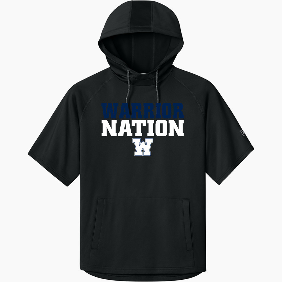 Pleasant View Christian Warriors <span class="pdp-name-mascot">Pleasant View Warriors</span> Richardson Men's Charge Performance Fleece Short Sleeve Hoodie