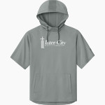 Inter-City Baptist Inter-City Baptist H <span class="pdp-name-mascot">Inter-City Baptist High School</span> Richardson Men's Charge Performance Fleece Short Sleeve Hoodie Front Thumbnail