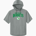 Northeast Hornets <span class="pdp-name-mascot">Northeast Hornets</span> Richardson Men's Charge Performance Fleece Short Sleeve Hoodie Front Thumbnail