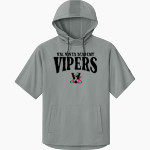 Val Vista Academy Vipers <span class="pdp-name-mascot">Val Vista Academy Vipers</span> Richardson Men's Charge Performance Fleece Short Sleeve Hoodie Front Thumbnail