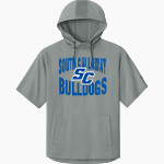 SOUTH CALLAWAY HIGH SCHOOL BULLDOGS <span class="pdp-name-mascot">SOUTH CALLAWAY BULLDOGS</span> Richardson Men's Charge Performance Fleece Short Sleeve Hoodie Front Thumbnail