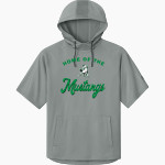 EVERGREEN PARK HIGH SCHOOL MUSTANGS <span class="pdp-name-mascot">EVERGREEN PARK MUSTANGS</span> Richardson Men's Charge Performance Fleece Short Sleeve Hoodie Front Thumbnail