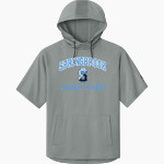 Springbrook Blue Devils <span class="pdp-name-mascot">Springbrook Blue Devils</span> Richardson Men's Charge Performance Fleece Short Sleeve Hoodie Front Thumbnail
