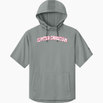 Jupiter Christian Eagles <span class="pdp-name-mascot">Jupiter Eagles</span> Richardson Men's Charge Performance Fleece Short Sleeve Hoodie Front Thumbnail