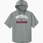 Whitehall Railroaders <span class="pdp-name-mascot">Whitehall Railroaders</span> Richardson Men's Charge Performance Fleece Short Sleeve Hoodie Front Thumbnail