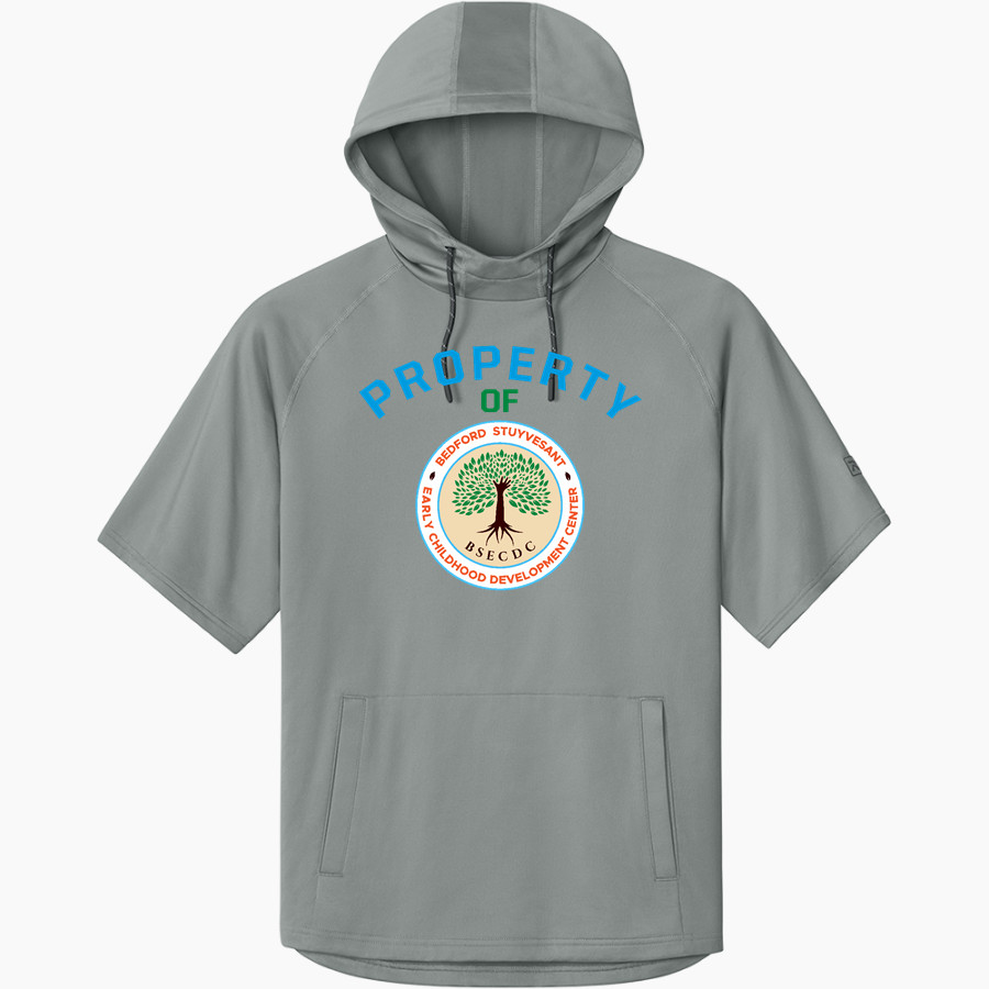 Bedford Stuyvesant Early Childhood Development Center <span class="pdp-name-mascot">Bedford Stuyvesant Teddy Bears</span> Richardson Men's Charge Performance Fleece Short Sleeve Hoodie