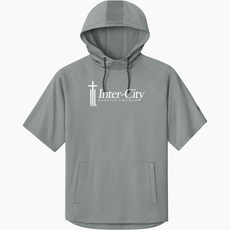 Inter-City Baptist Inter-City Baptist H <span class="pdp-name-mascot">Inter-City Baptist High School</span> Richardson Men's Charge Performance Fleece Short Sleeve Hoodie