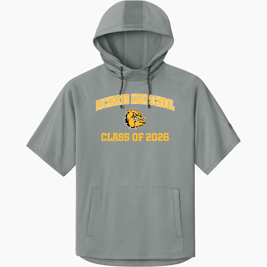 RICHARDS HIGH SCHOOL BULLDOGS <span class="pdp-name-mascot">RICHARDS HIGH SCHOOL BULLDOGS</span> Richardson Men's Charge Performance Fleece Short Sleeve Hoodie