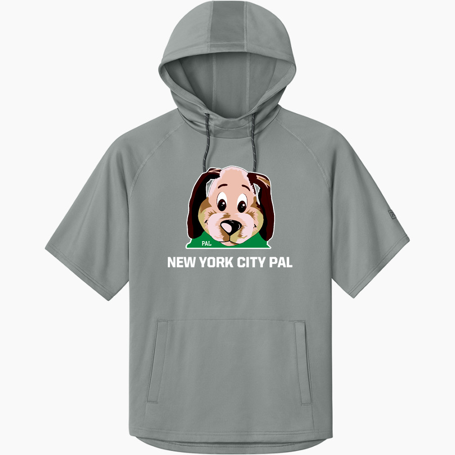NYC Police Athletic League Online Store <span class="pdp-name-mascot">New York City PAL</span> Richardson Men's Charge Performance Fleece Short Sleeve Hoodie