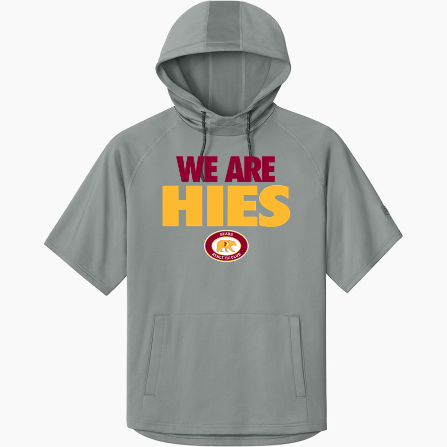 HIES Golden Bears <span class="pdp-name-mascot">HIES Golden Bears</span> Richardson Men's Charge Performance Fleece Short Sleeve Hoodie