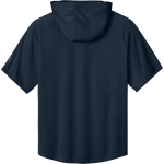 Grand Traverse Academy Mustangs <span class="pdp-name-mascot">Grand Traverse Academy Mustangs</span> Richardson Men's Charge Performance Fleece Short Sleeve Hoodie Back Thumbnail