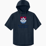 St. Catherine of Siena Knights <span class="pdp-name-mascot">St. Catherine of Siena Knights</span> Richardson Men's Charge Performance Fleece Short Sleeve Hoodie Front Thumbnail