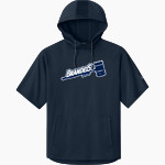 Brandeis Judges Online Store <span class="pdp-name-mascot">Brandeis Judges</span> Richardson Men's Charge Performance Fleece Short Sleeve Hoodie Front Thumbnail