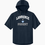 Lawrence University Vikings Online Store <span class="pdp-name-mascot">Lawrence</span> Richardson Men's Charge Performance Fleece Short Sleeve Hoodie Front Thumbnail