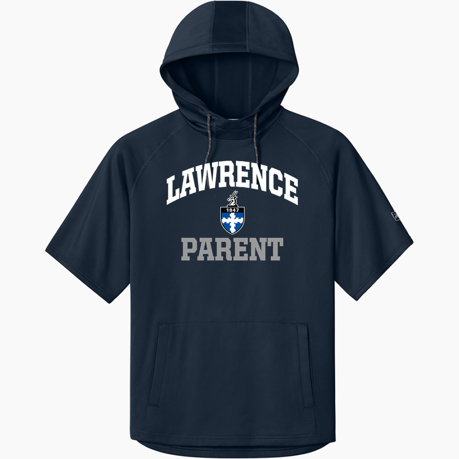 Lawrence University Vikings Online Store <span class="pdp-name-mascot">Lawrence</span> Richardson Men's Charge Performance Fleece Short Sleeve Hoodie