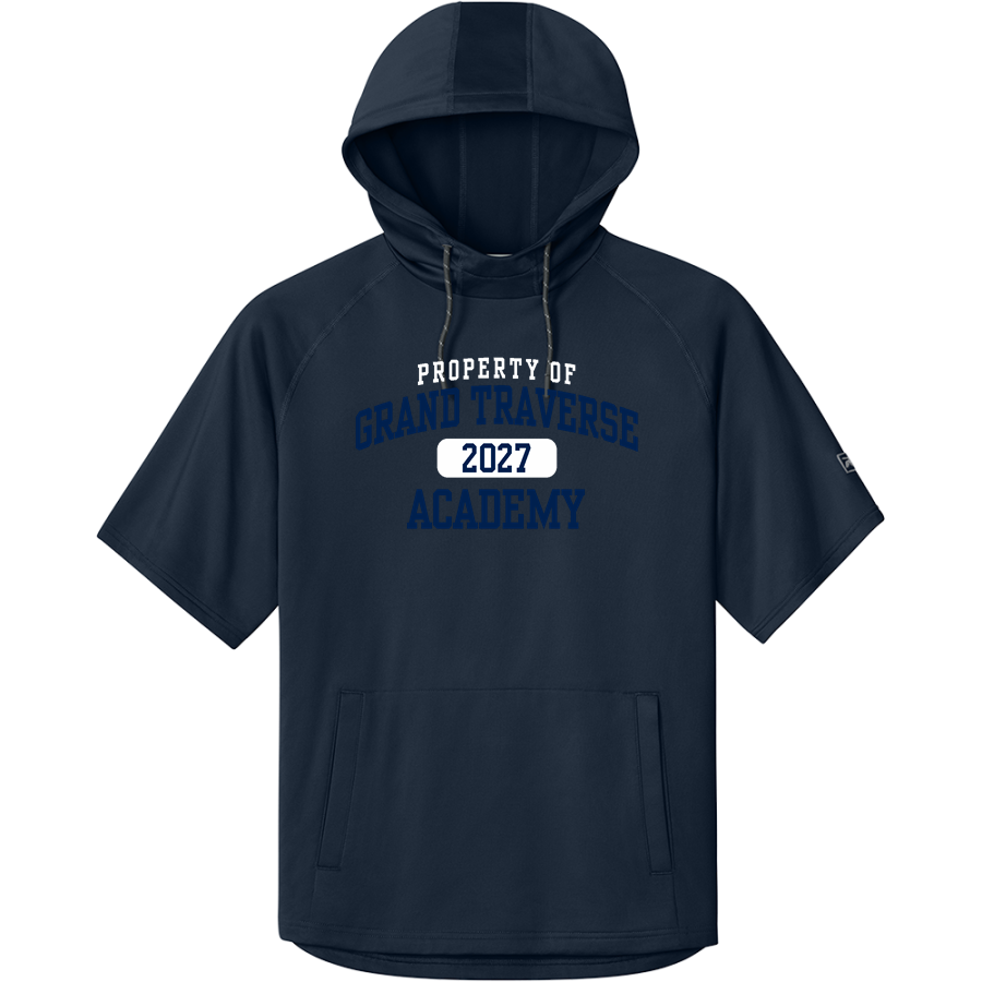 Grand Traverse Academy Mustangs <span class="pdp-name-mascot">Grand Traverse Academy Mustangs</span> Richardson Men's Charge Performance Fleece Short Sleeve Hoodie