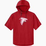 CONSTANTINE HIGH SCHOOL FALCONS <span class="pdp-name-mascot">CONSTANTINE FALCONS</span> Richardson Men's Charge Performance Fleece Short Sleeve Hoodie Front Thumbnail