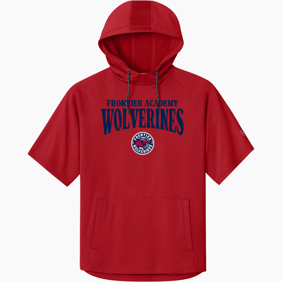 Frontier Academy Wolverines <span class="pdp-name-mascot">Frontier Academy Wolverines</span> Richardson Men's Charge Performance Fleece Short Sleeve Hoodie
