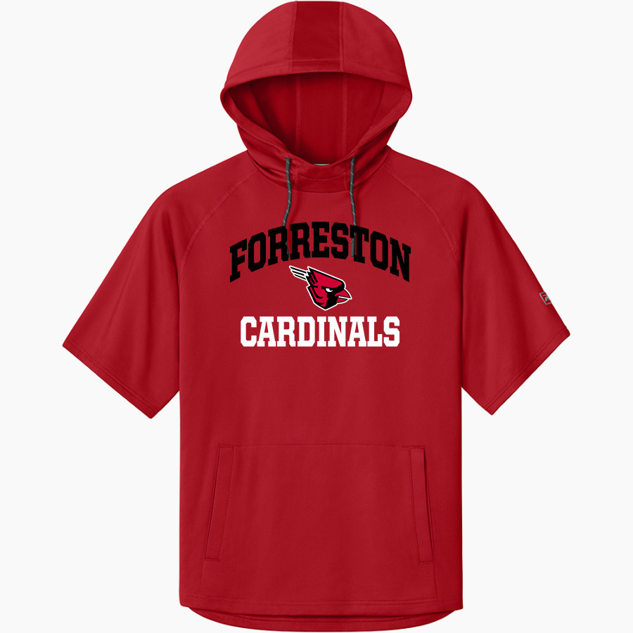 FORRESTON HIGH SCHOOL CARDINALS <span class="pdp-name-mascot">FORRESTON CARDINALS</span> Richardson Men's Charge Performance Fleece Short Sleeve Hoodie
