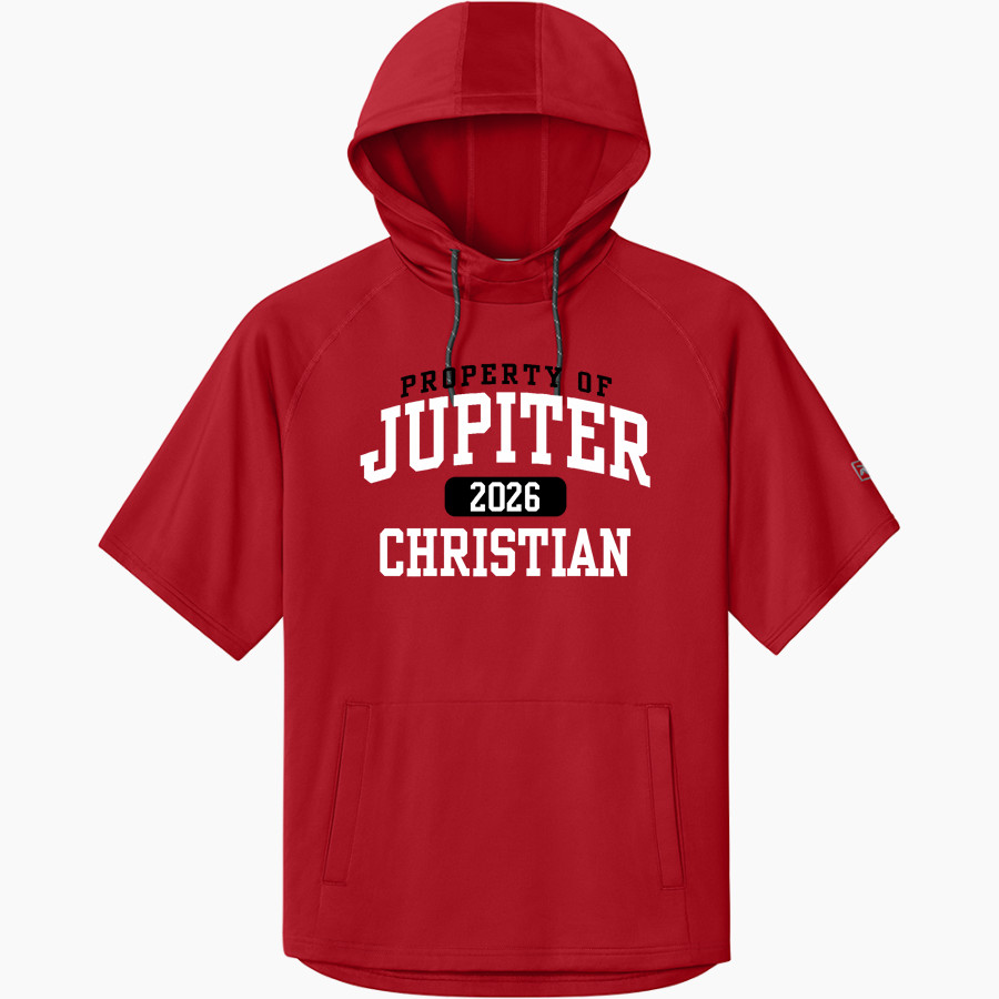 Jupiter Christian Eagles <span class="pdp-name-mascot">Jupiter Eagles</span> Richardson Men's Charge Performance Fleece Short Sleeve Hoodie