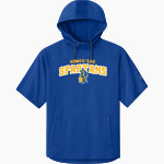 HOMESTEAD HIGH SCHOOL SPARTANS <span class="pdp-name-mascot">HOMESTEAD SPARTANS</span> Richardson Men's Charge Performance Fleece Short Sleeve Hoodie Front Thumbnail