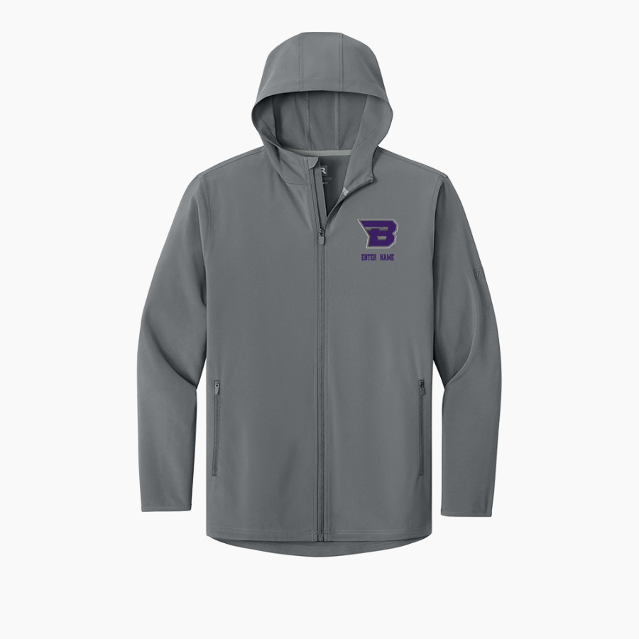 BURLINGTON HIGH SCHOOL GRAYHOUNDS <span class="pdp-name-mascot">BURLINGTON GRAYHOUNDS</span> Richardson Men's Barrage Hooded Wind Jacket